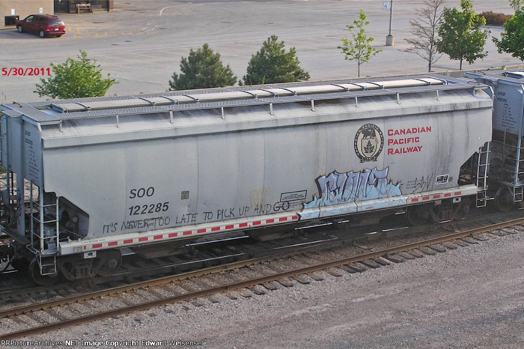 Looks like he ran out of paint * picked up & went